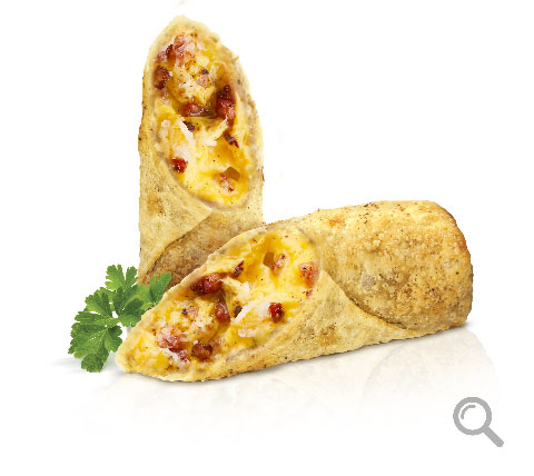 Bacon, Egg, and Cheese Egg Roll